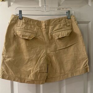 J. Crew Tan Cargo Shorts Lightweight Cotton Casual